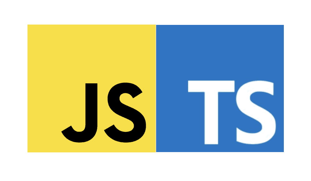 Javascript and Typescript logos